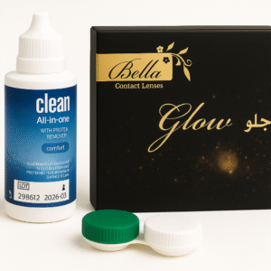 Lentilles Bella Glow + Produit d’entretien + Étui lentilles